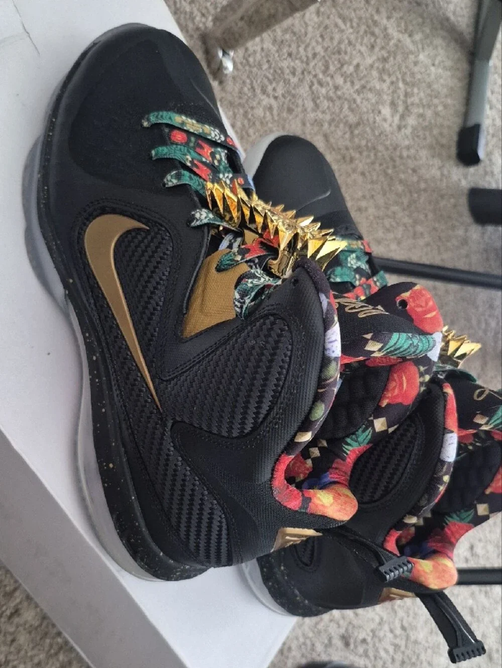 Nike Lebron James 9 Watch The Throne Brand New With Box And Recceipt